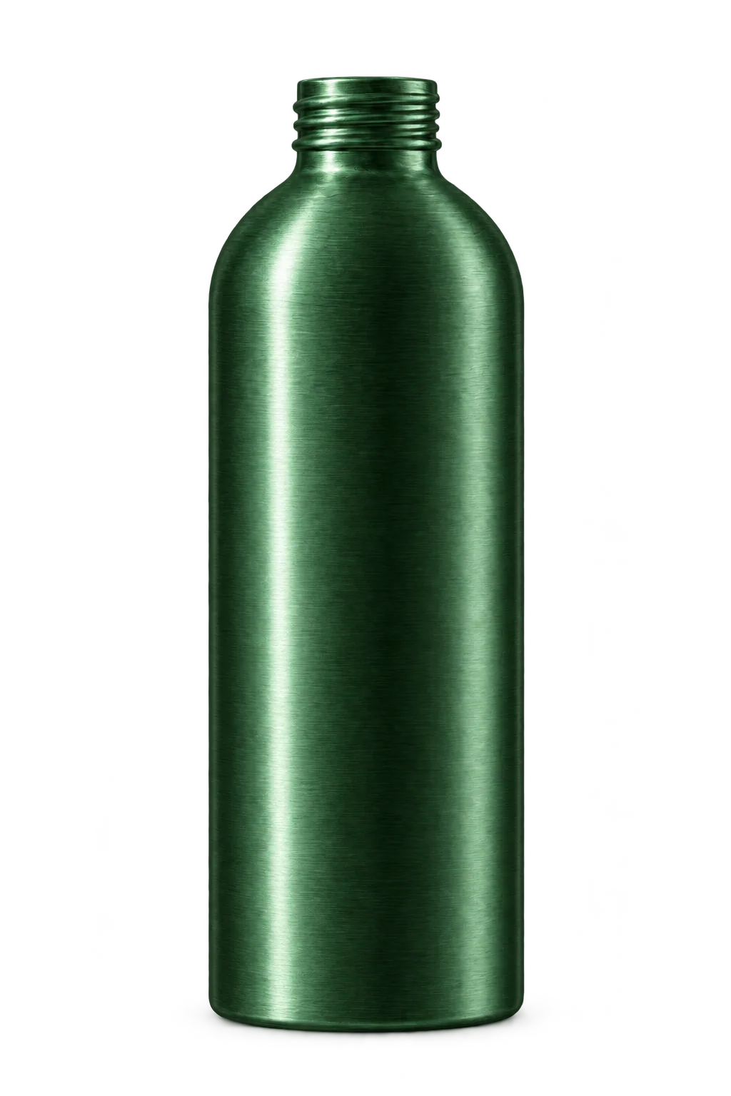Anodized color aluminum bottle finish