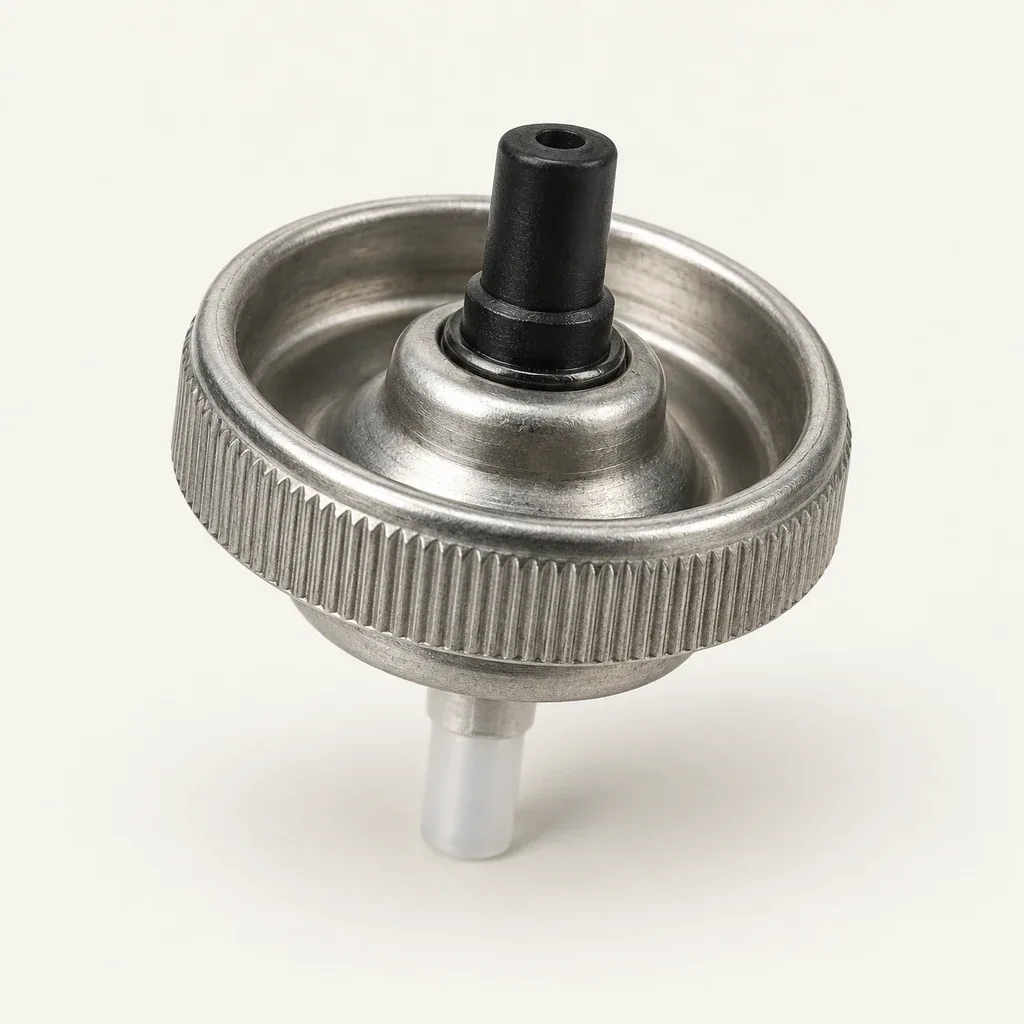 AV25-01 continuous spray aerosol valve with 1-inch mounting cup