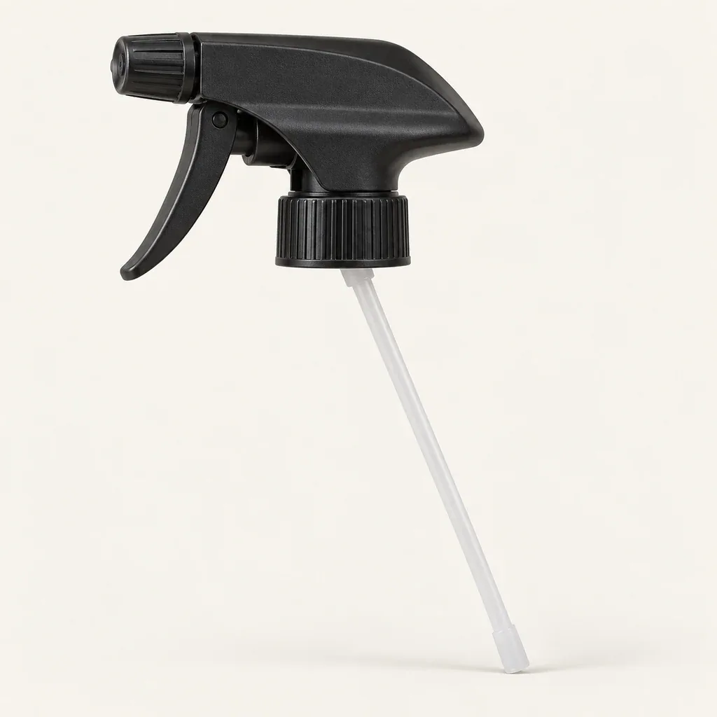 28/410 trigger sprayer with an adjustable nozzle